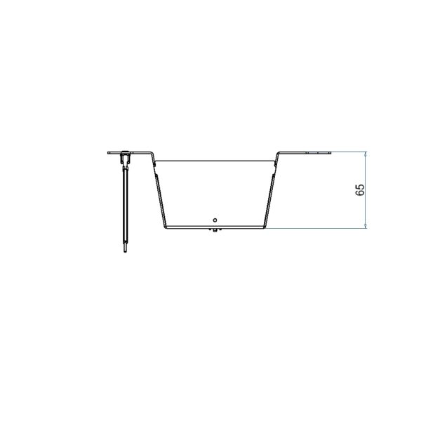 Produktbild UBD 215 245  -  Steckdoseneinsatz für 2x4V FLF, leer